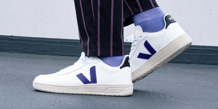 Veja V-10 Leather "Purple" - Fields