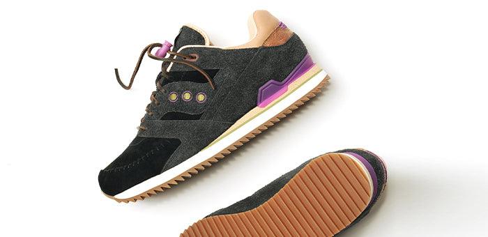 Saucony Originals Courageous Lapstone & Hammer "Black Sand" - Fields