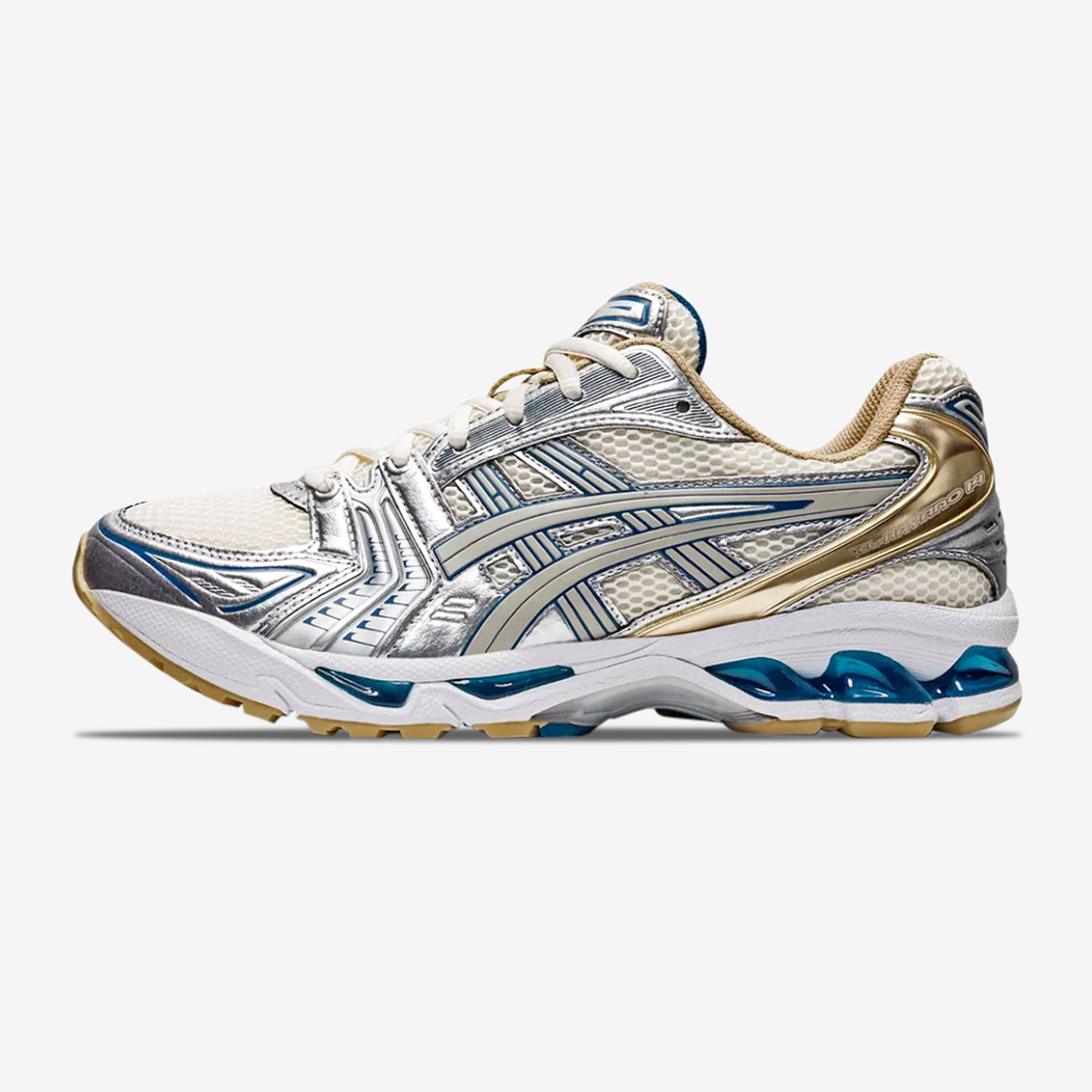 Asics GEL-KAYANO 14 "Cream / Pure Silver" - SneakerBAAS